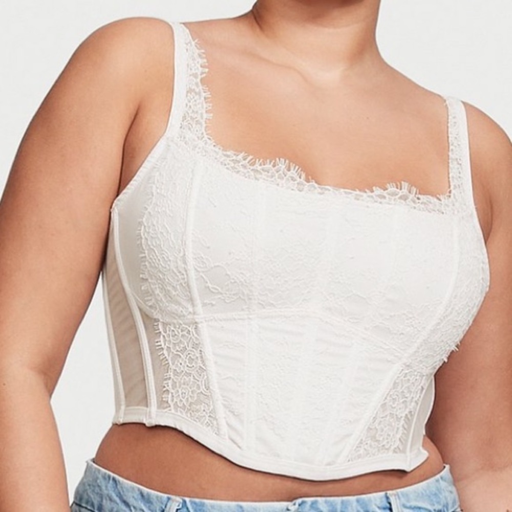 Victoria’s Secret Corset Top | Dream Angels Lace | Small | NWT 32DD 34DD